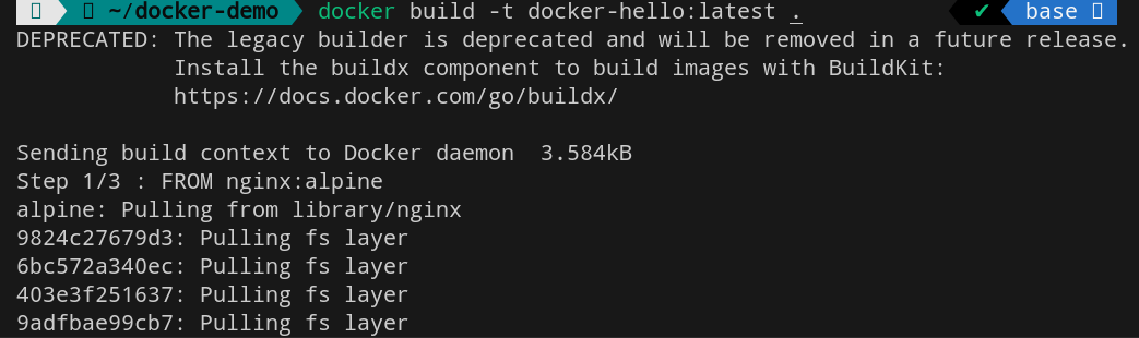 command screenshot