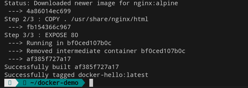 command screenshot