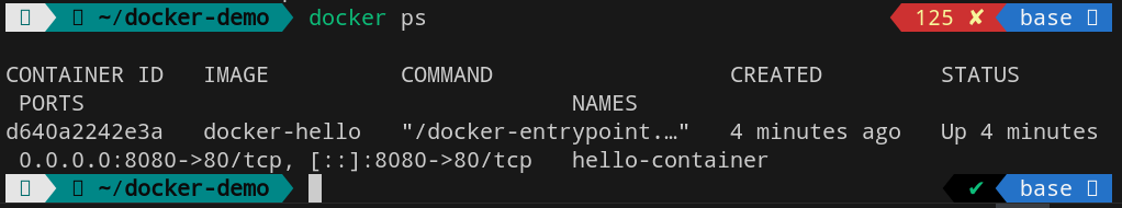 command screenshot