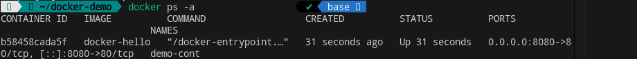 command screenshot