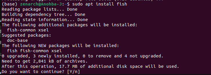command screenshot