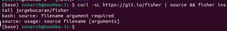 command screenshot