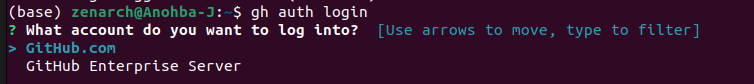 command screenshot