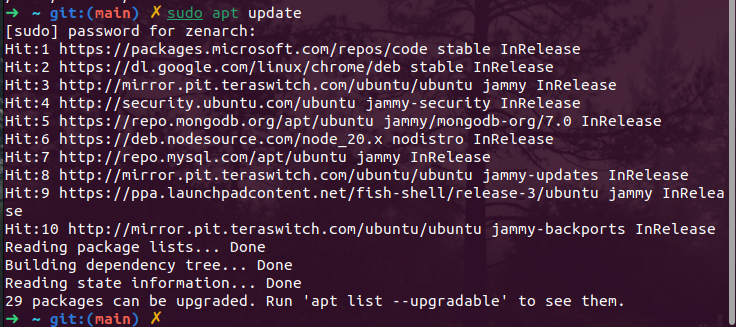 command screenshot