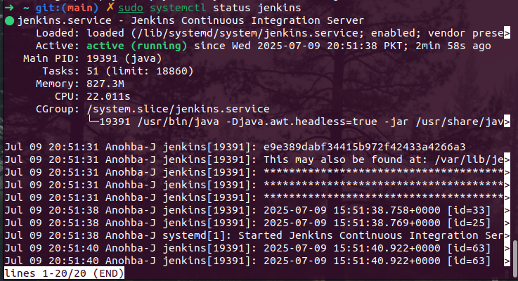 command screenshot