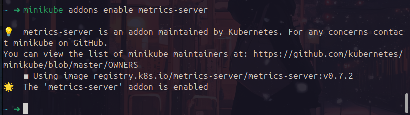 command screenshot