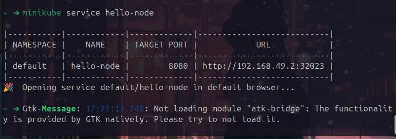 command screenshot