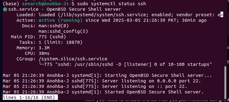 command screenshot
