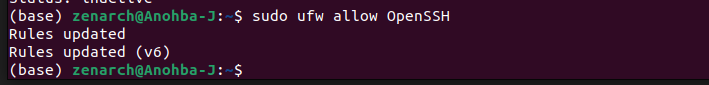 command screenshot