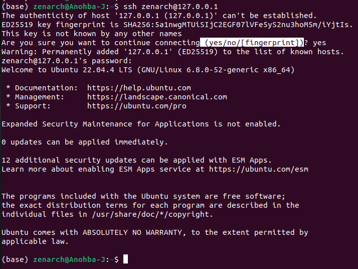 command screenshot
