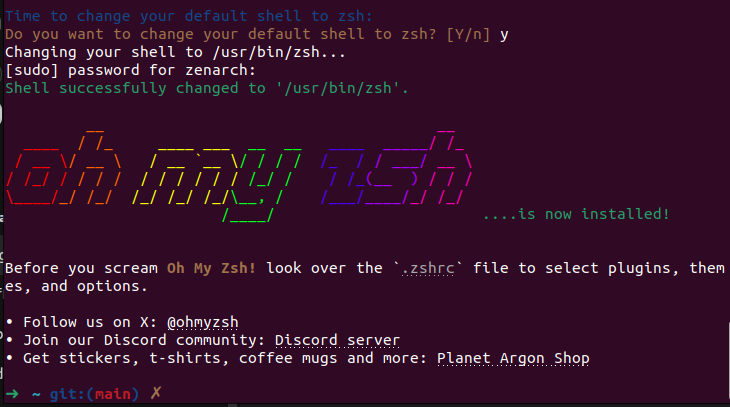 command screenshot